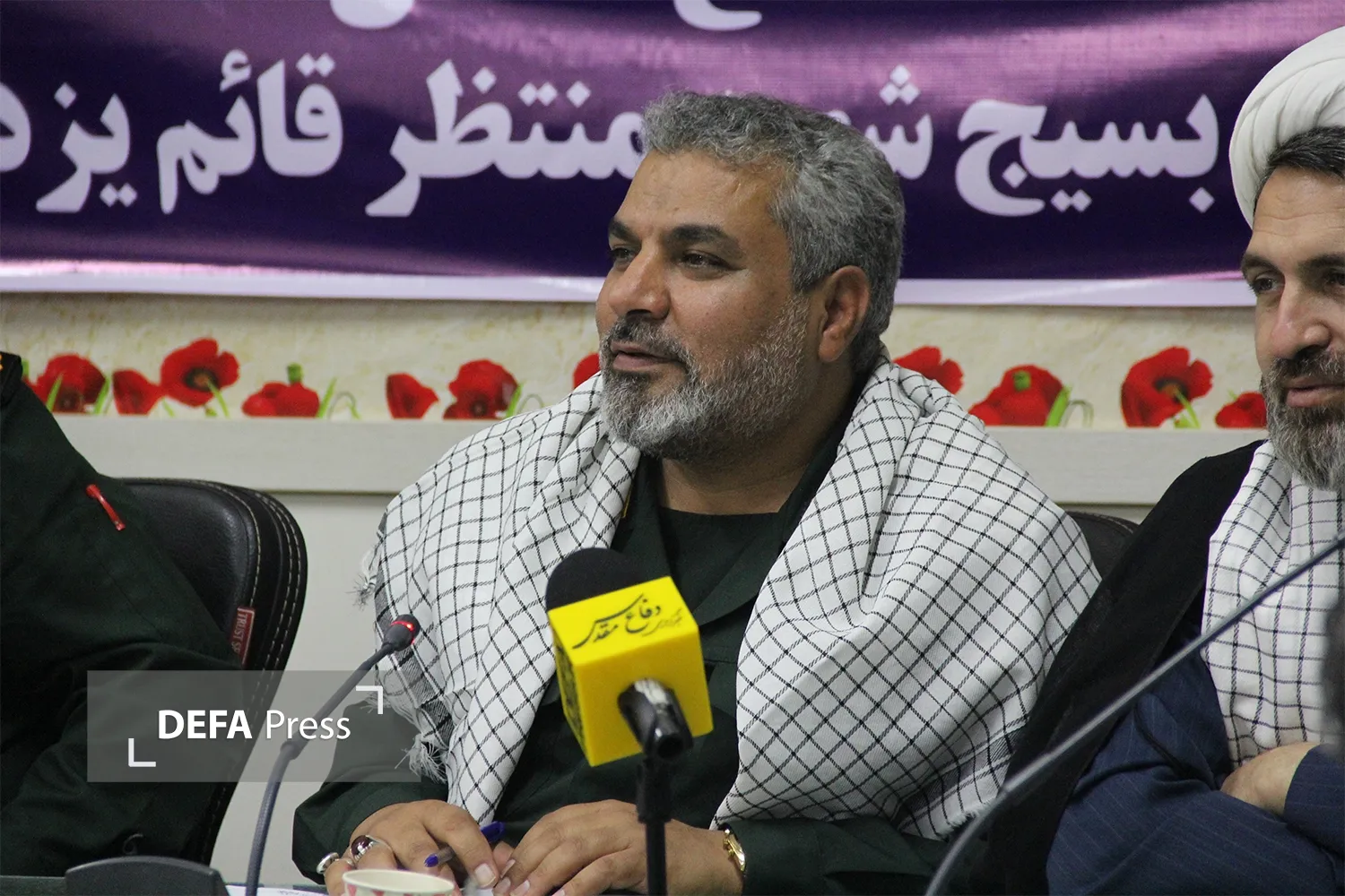 تصاویر/ نشست خبری فرماندهان نواحی مقاومت بسیج شهرستان یزد