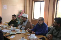 تصاویر/ حضور مدیرکل حفظ آثار و نشر ارزش‌های دفاع مقدس و مقاومت خراسان شمالی در دفتر تحریریه خبر صدا و سیمای استان