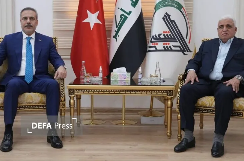 دیدار رئیس حشدالشعبی با وزیر خارجه ترکیه