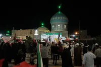 تصاویر/ دویست و بیست و چهارمین اجتماع شبانه مردم قم در آستان مقدس چهل اختران