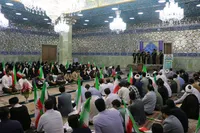 تصاویر/ جشن ازدواج طلبگی ۲۰۰ زوج در حرم حضرت معصومه(س)