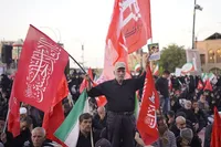 تصاویر/ آیین جاماندگانِ تشییعِ آقای شهید ایران در همدان
