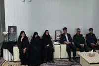 دیدار مسئولان با خانواده شهیدان «رضا آذری‌نسب» و «سید سجاد تقوی»، در کهگیلویه و بویراحمد