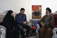 تصاویر/ دیدار نماینده ولی فقیه در بنیاد شهید با خانواده شهید «محمد رشیدی فرهاد»