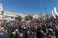 فیلم/ هم اکنون اجتماع امروز مردم ایلام در سوگ امام شهید