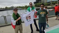 حال و هوای ورزشگاه سوفای دقایقی قبل از شروع بازی ایران