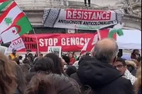 Massive Demonstration by Pro-Palestinians in Paris
