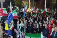 فیلم/ اجتماع پرشور جان‌فدایان مریوانی برای ایران امام‌رضایی