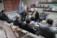 تصاویر/ دیدار مدیرکل حفظ آثار دفاع مقدس و مقاومت آذربایجان غربی با مدیرکل میراث فرهنگی استان