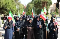 اهتزاز پرچم جمهوری اسلامی ایران در دانشگاه شهید باهنر کرمان+ تصاویر