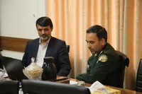 حضور بازرس کل قضایی استان در موزه و اداره کل حفظ آثار و نشر ارزش‌های دفاع مقدس و مقاومت خراسان شمالی