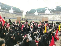تصاویر/ مراسم بزرگداشت هفتمین شب آقای شهید ایران با حضور بانوان افغانستانی