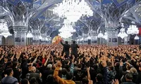 تصاویر/ چهارپایه‌خوانی در حرم مطهر رضوی