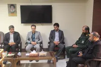 تصاویر/ دیدار مدیر کل امور اقتصادی و دارایی استان یزد با سرهنگ «حرزاده»