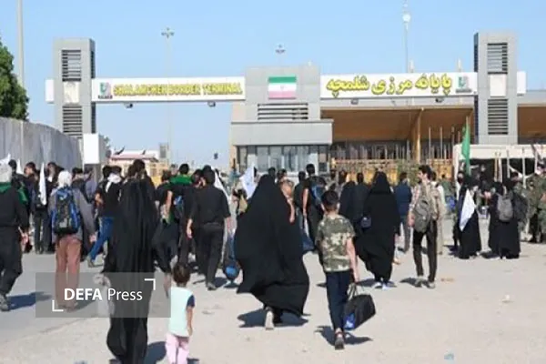 تردد زائران از مرزهای خوزستان