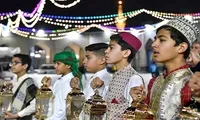 تصاویر/ استقبال از ماه مبارک رمضان در حرم مطهر رضوی