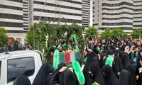 فیلم/ تشییع و تدفین پیکر مطهر شهید گمنام در شهرک شهید خرازی