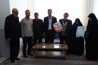 دیدار فرمانده یگان حفاظت میراث‌فرهنگی با خانواده شهید «تقی حاتمی»