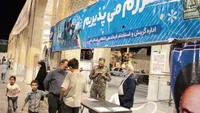 تصاویر/ فعالیت غرفه های متنوع در موکب آستان مقدس حضرت موسی مبرقع(ع)