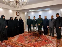 تصاویر/ دیدار با خانواده  معظم شهید والامقام سرتیپ دوم جعفر نامور 