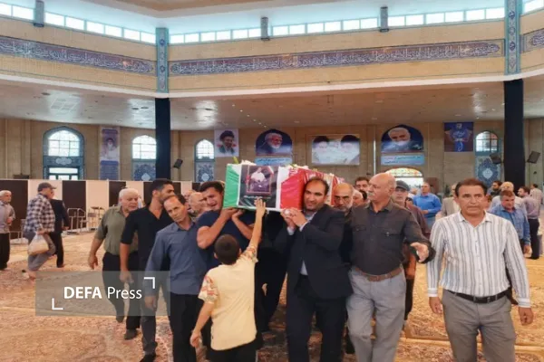 تشییع پیکرمطهر شهید عیسی‌نژاد
