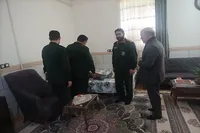 فرمانده سپاه ثارالله کرمان از جانبازان حوادث تروریستی عیادت کرد