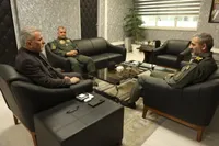 دیدار معاون هماهنگ کننده هوانیروز ارتش با معاون استاندار قزوین