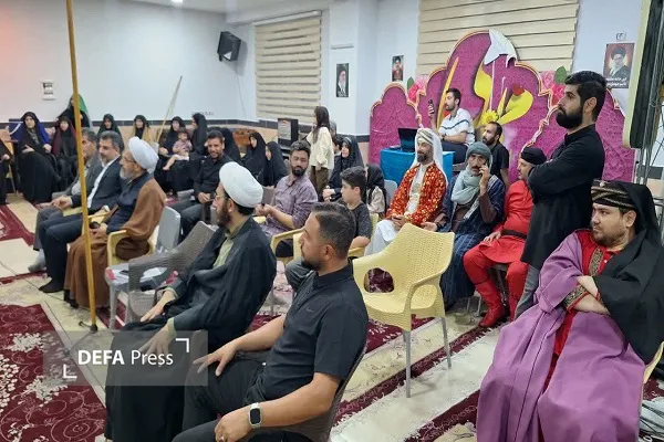 رونمایی از پوستر نمایش آئینی «در آغوش خورشید» در فریدونکنار+ تصاویر