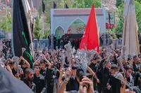 برگزاری مراسم سوگواری دهه اول محرم در گلزار شهدای بین‌المللی کرمان