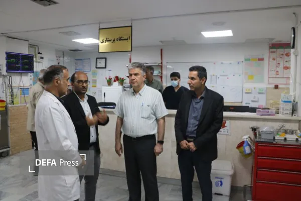 دستور معاون وزیر بهداشت برای رفع نیازهای تجهیزاتی بیمارستان میناب