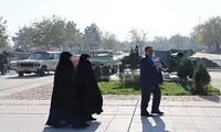 تصاویر/ حضور مسئولان مدرسه علمیه فاطمه الزهرا توس در مرکز فرهنگی دفاع مقدس خراسان رضوی