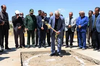 تصاویر/ آغاز عملیات ساخت ۳۶۰ واحد مسکن سازمانی سپاه شهید «شادمانی« در استان همدان