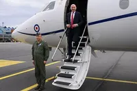 Electronic Attack on the Plane of the UK Defense Minister