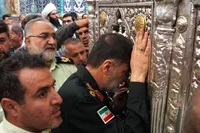 تشرف سردار «رادان» به زیارت حرم حضرت معصومه (س) + تصاویر
