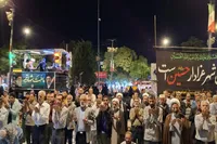 تصاویر/ حماسه حضور مردم خراسان شمالی در صد و چهارمین شب بیعت با رهبر امت