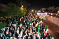 تصاویر/ چهل و هشتمین شب حضور شیرازی‌ها در خیابان‌ها و میدان‌های شهر