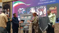 تصاویر/ رونمایی از آثار هنری کنگره ملی شهدای استان قم