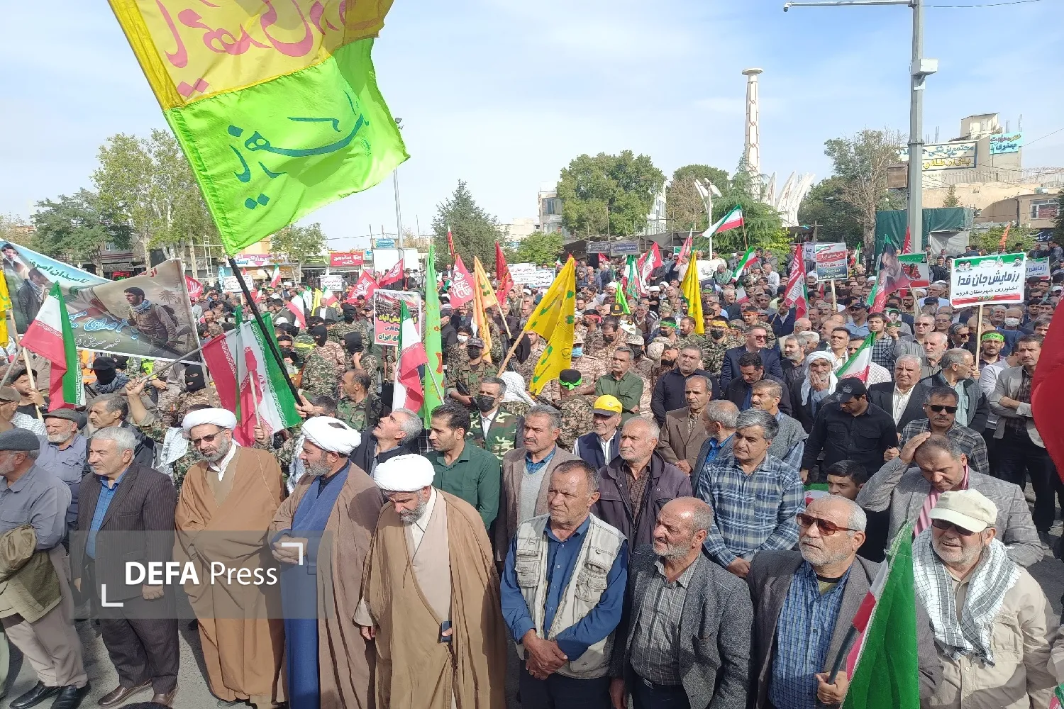 تصاویر/ رزمایش باشکوه مردمی جان‌فدا در شهرستان قروه برگزار شد