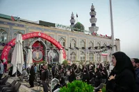 مراسم یادواره شهدای کارمند بنیاد شهید و امور ایثارگران استان کرمان در گلزار شهدای کرمان+تصاویر