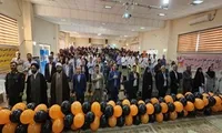 تصاویر/ تجلیل از دانش‌آموزان برتر فرهنگی و هنری جنوب بوشهر