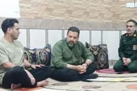 دیدار مدیرکل حفظ آثار هرمزگان با خانواده شهیده آسیه ملایی‌نژاد
