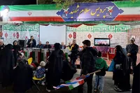 فعالیت ۹ غرفه فرهنگی بنیاد شهید خوزستان در مرز چذابه