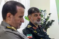 سردار رادان با خانواده شهید لاریجانی دیدار کرد 