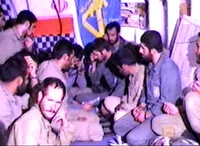 فیلم/ حضور حاج علی فضلی در سنگر فرماندهی لشگر ۱۰ سیدالشهدا در عملیات عاشورای ۳