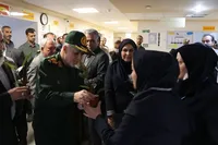 تجلیل سردار فدا از پرستاران بیمارستان شفا کلیشاد و سودرجان اصفهان