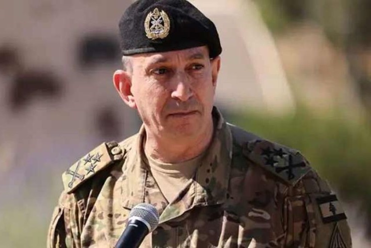 Lebanese Army Commander Stresses the Necessity for Zionists to Leave the Country