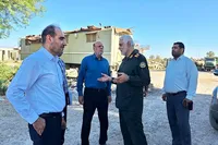 بازدید دستیار استاندار خوزستان از پروژه موزه دفاع مقدس و مقاومت استان