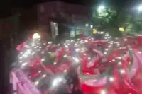 فیلم / طنین «باید برخاست» با حضور محمدی‌پناه در تجمع همدلی گنبدی‌ها