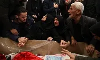 تصاویر/ وداع مادران گیلانی با شهدای اخیر در مرکز فرهنگی دفاع مقدس