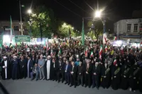 تصاویر/ هفتاد و سومین شب از تجمع مردم انقلابی ارومیه در حمایت از نظام مقدس جمهوری اسلامی ایران